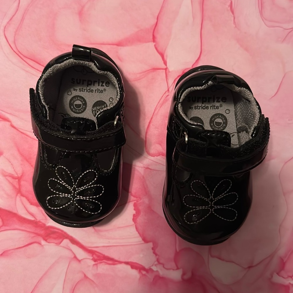 black baby shoe